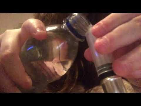 ASMR || Water Sounds | Bottle Shaking, Spray Sounds, Tapping | Minimal Talking