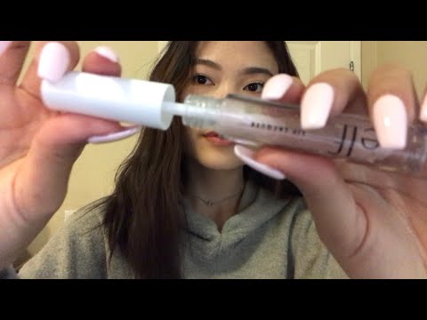 ASMR Lipgloss Pumping and Application