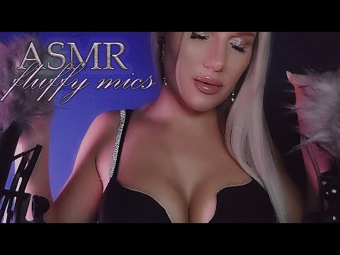 ASMR 💜 Brain Massage For Deep Sleep (Fluffy Mics, Layered Sounds, Breathing) 😴✨