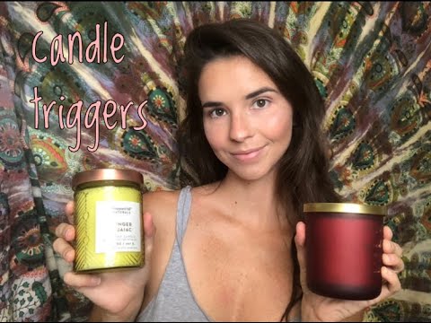ASMR Candle triggers *tapping* and *lid sounds*