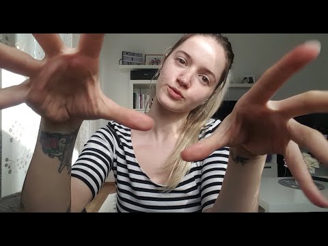ASMR pure hand sounds with lotion - hand movements, tapping, whispering, mouth sounds
