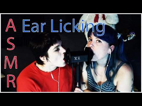 ( ASMR ) Tingly Ear Licking ASMR - Ft. Sasha and Alix ASMR! - The ASMR Collection - Best Triggers