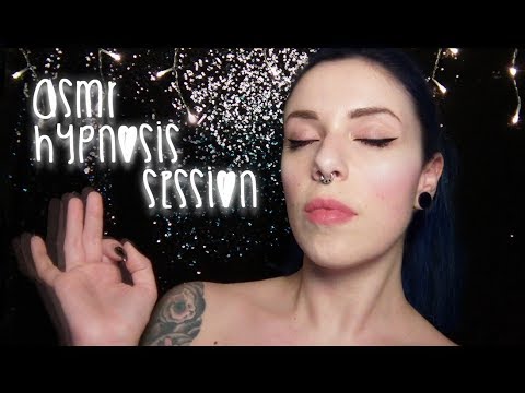 ASMR Hypnosis Session - Unintelligible, layered sounds & hand movements (eng)