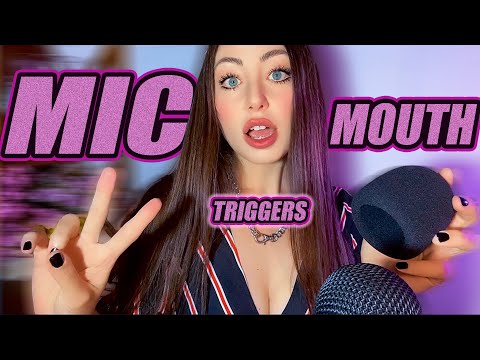 ASMR {MIC & MOUTH TRIGGERS: from slow to ultra fast} Marathon of Mouth Sounds, Day 26 | Extra Relax