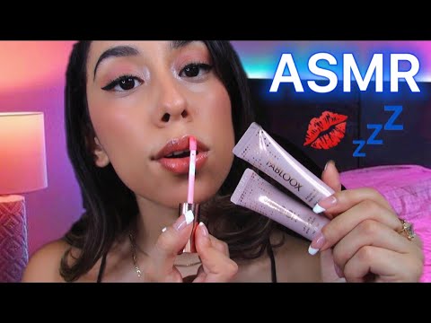 ASMR Applying Lip Plumper/ Serum (Kisses) Fabloox Unboxing 💄