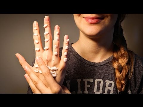 Self Hand Massage with Lotion Sounds for your ASMR