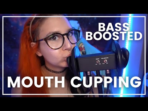 ASMR Mouth Cupping (bass boosted)