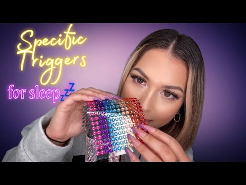 ASMR Rare And Specific triggers for sleeeeep 🛌💜