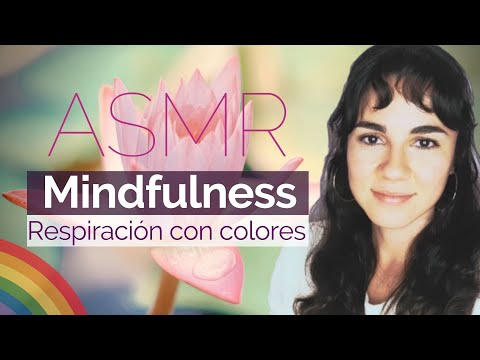 ASMR Mindfulness 🌬️🌈 Meditación de respiración con colores (Meditación)