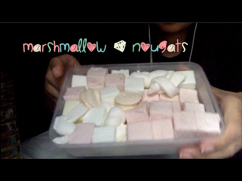 [ASMR] Eating Marshmallow N Nougat