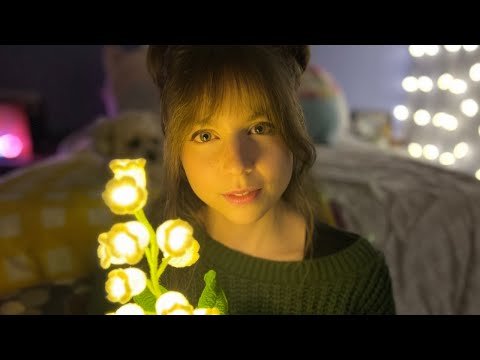 ASMR 🌼 POV Obsessed Girl Gives You Tingles At Your Sleepover (Whispering, ASMR Mouth Sounds)
