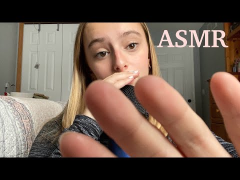 ASMR | mouth sounds + visual hand movements 🤍