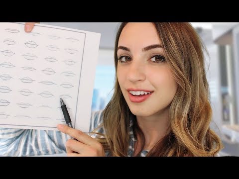 Drawing Features On Your Face - ASMR Darling Remake