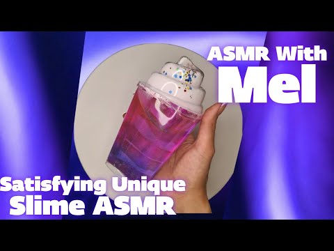 ASMR Wirh Mel | Satisfying And Aggressive Slime ASMR (watch till the end)