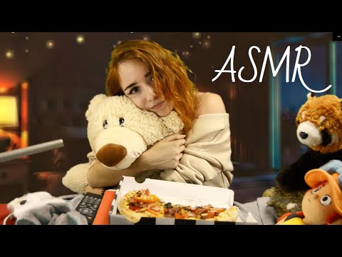 ASMR Français | Tu passes ta soirée avec moi ♥ (Chill, jeux vidéos, pizza, série)