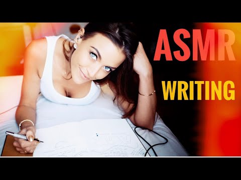 ASMR Gina Carla 🖌 Writing ✍️ High Quality Audio! Relax With Me!
