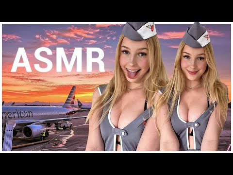 ASMR ✨special✨ FLIGHT ATTENDANT