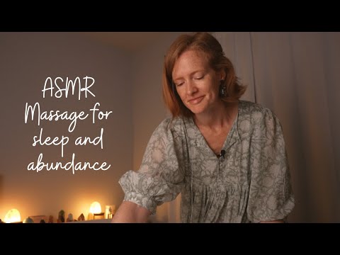 ASMR Warming *Oil & Lotion* body massage with layered sounds for sleep and abundance