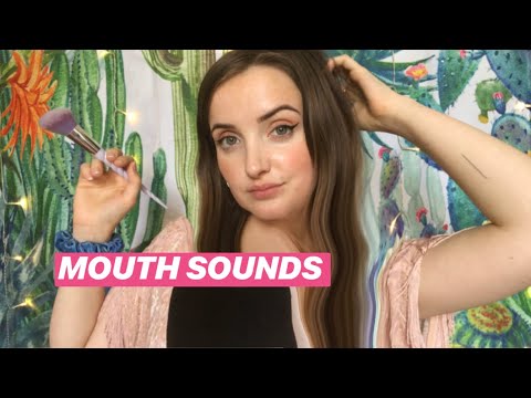 ASMR - Slow And Tingly Mic Brushing With Up Close Mouth Sounds