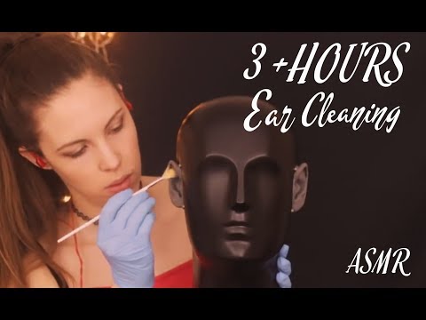 3 Hours Of Ear Cleaning & Ear Shaving ASMR