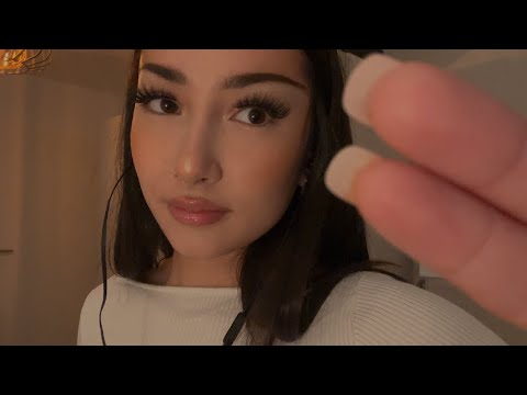 ASMR gently touching your face until you fall asleep ❤️