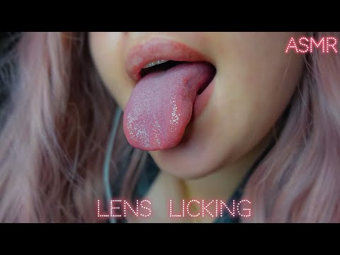 ASMR LENS LICKING👅 & FOGGING, SLURPS | Close Up & Far ( Mouth Sounds ) | ЛИКИНГ ЛИНЗЫ #asmr #lick
