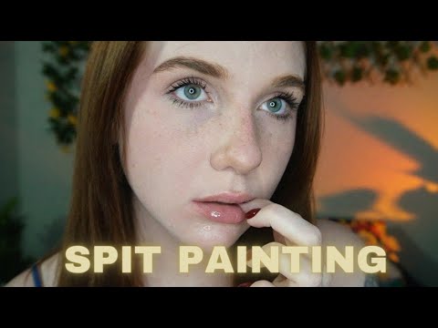 ASMR | Spit Painting ✨