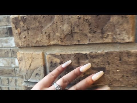 ASMR Tapping & Scratching Outside pt 2 | Brick sounds