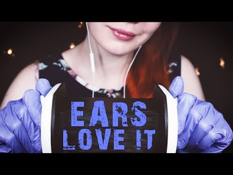 INTENSE ASMR Sticky Gloves on Your Ears - Ear Rubbing, Cupping, No Talking