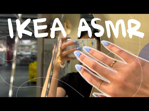 asmr at IKEA: bedroom showroom tour