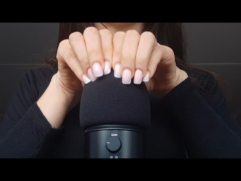 ASMR SCALP SCRATCHING MASSAGE | mic scratching with mic cover