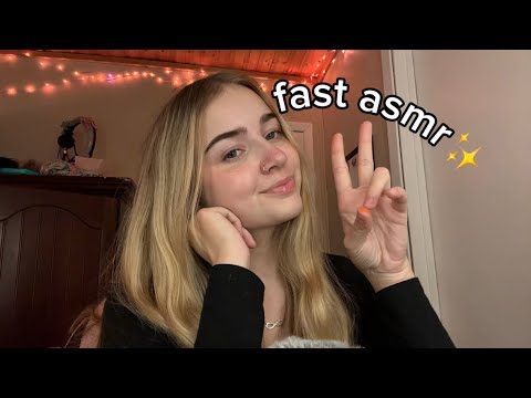 ASMR Fast and Aggressive mouth sounds, hand movements, and personal attention✨