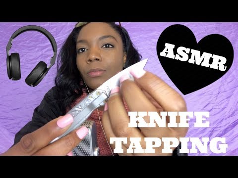 ASMR NAIL TAPPING | KNIFE SOUNDS
