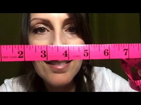 ASMR Face Measuring Role Play| Tingly Tape Measurement Sounds