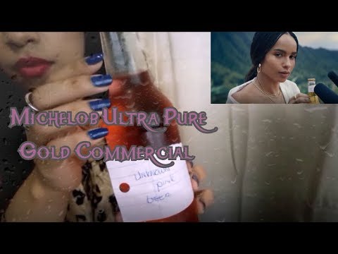 [ASMR] 🍾 Michelob Ultra Pure Gold Commercial Recreation | Super Bowl Ad