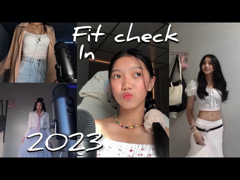 ASMR|All My FIT CHECK IN 2023👗👚~asmr elle~