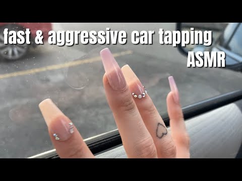 ASMR | lofi fast & aggressive car tapping and scratching | ASMRbyJ