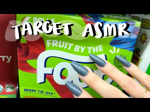 asmr at target: fast tapping and scratching