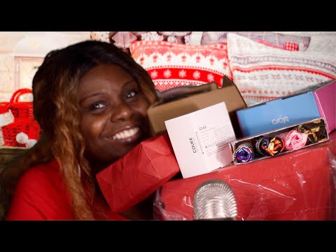 Trying Russell Stover ASMR Pecan Delight Eating Sounds Merry Chrima Gift