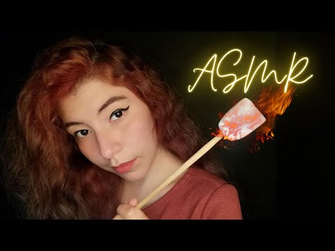 ASMR MUCKBAND SOUNDS TO RELAX ROASTED MARSHMALLOWS