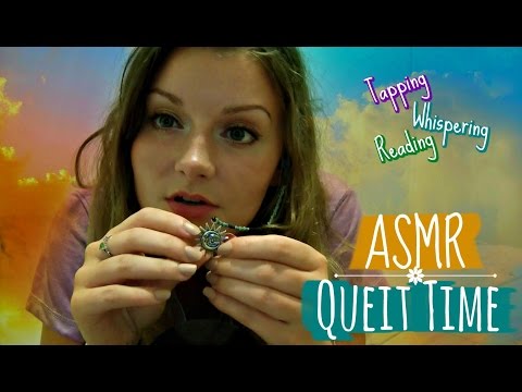 ASMR Quiet Time 🌝 Tapping, Reading & Close Whispers