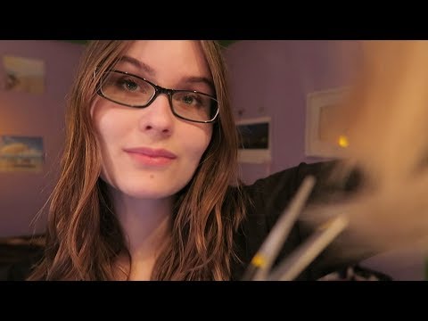 ASMR Haircut Roleplay - Trimming your Bangs (Whispering, Hair Combing, Scissors)