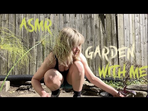 garden with me 🌿 (soft spoken asmr) talking to myself & relaxing nature sounds