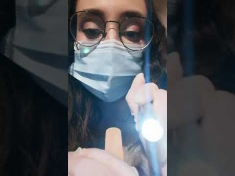 GREEK ASMR - Quick check up for your sore throat (short)