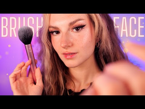 ASMR Friend Brushes Your Face Until You Fall Asleep ♡