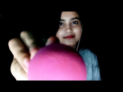 ASMR Stippling You & Trigger Words With Mouth Sounds