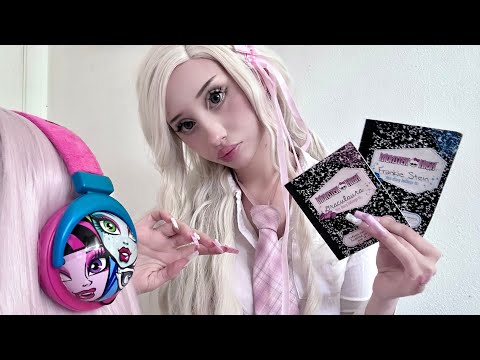 ASMR | Living Doll In Class Plays With Your Hair - Monster High