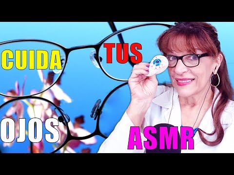 ASMR EXAMEN DE LA VISTA/ RP DOCTORA OFTALMOLOGA👁️EYE EXAMINATION👀