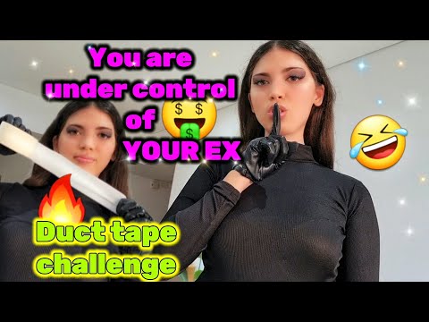 POV ASMR 'Hot Duct Tape Challenge' By Your Ex Girlfriend That Kidnaps & Hypnotizes YOU🤣