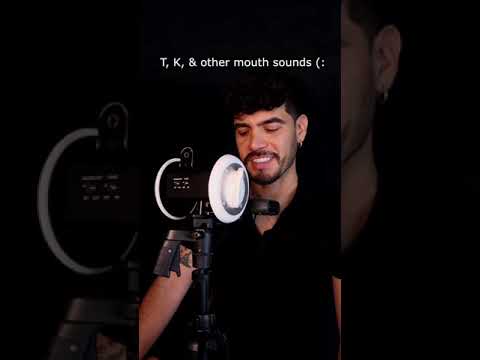 t, k, & other mouth sounds ASMR (male whisper)